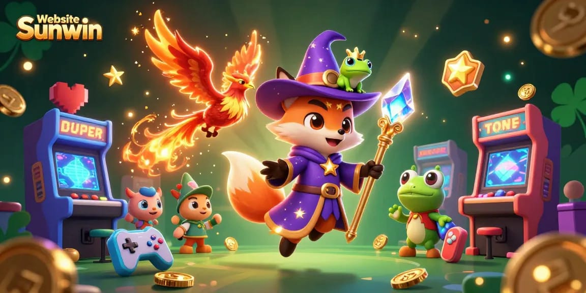 Experience exciting gameplay at Website Sunwin with mystical characters and vibrant casino game elements.