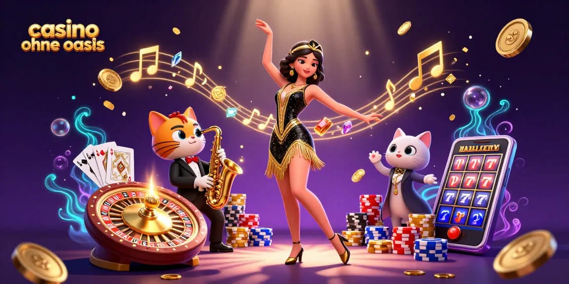 Experience thrilling gaming action in a vibrant casino ohne oasis atmosphere filled with excitement.