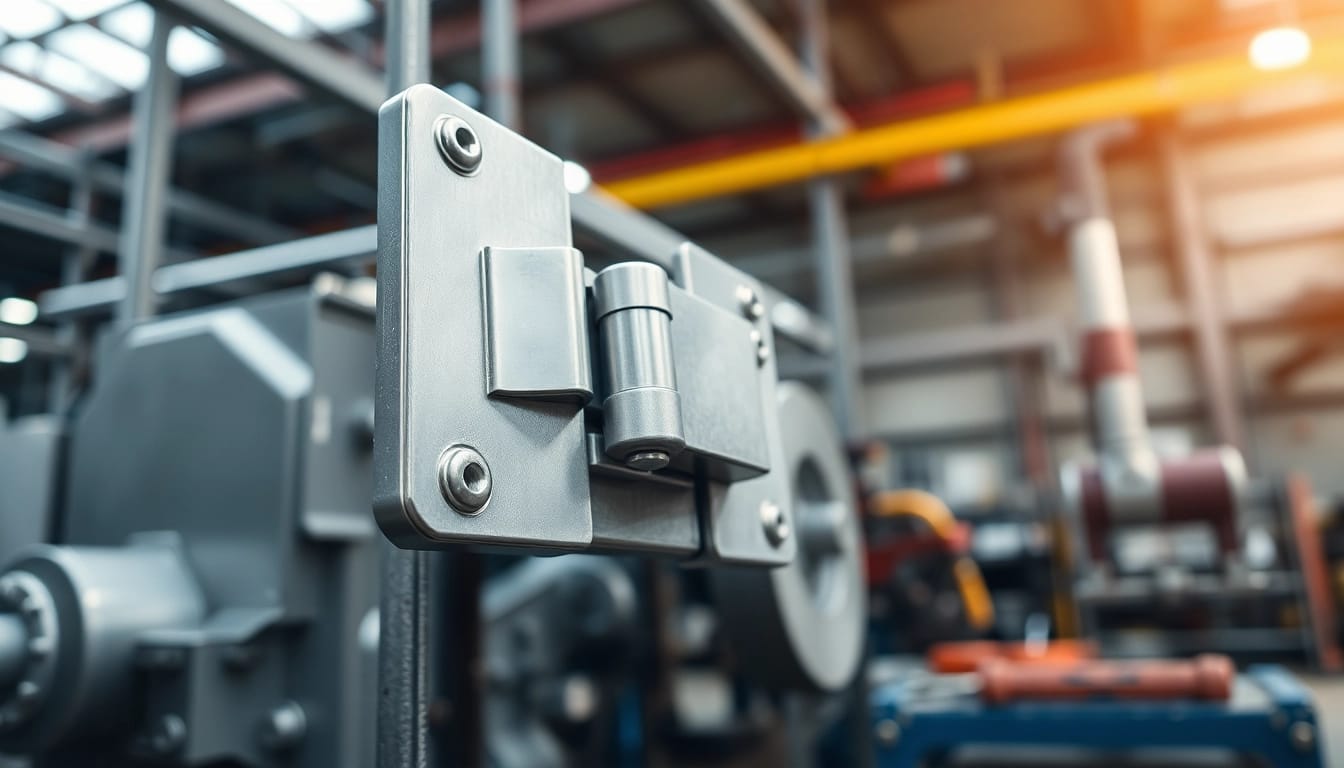 Hinge Supplier offers robust and reliable hinges in an industrial setting.
