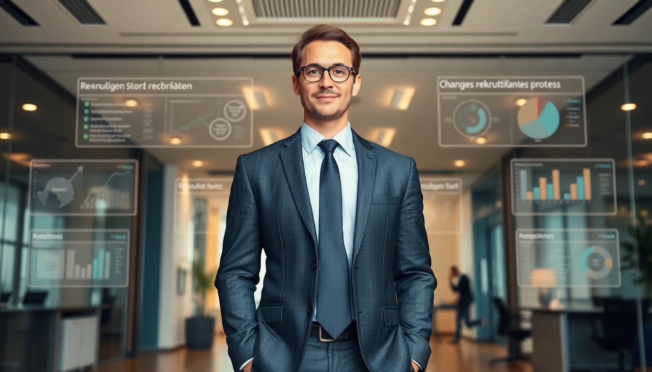 Headhunter Mühlheim präsentiert sich professionell in einem modernen Büro.