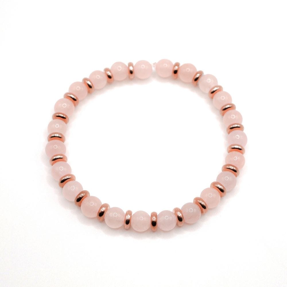 CrystalScents | rosenquarz armband für Liebe, Ruhe und Achtsamkeit