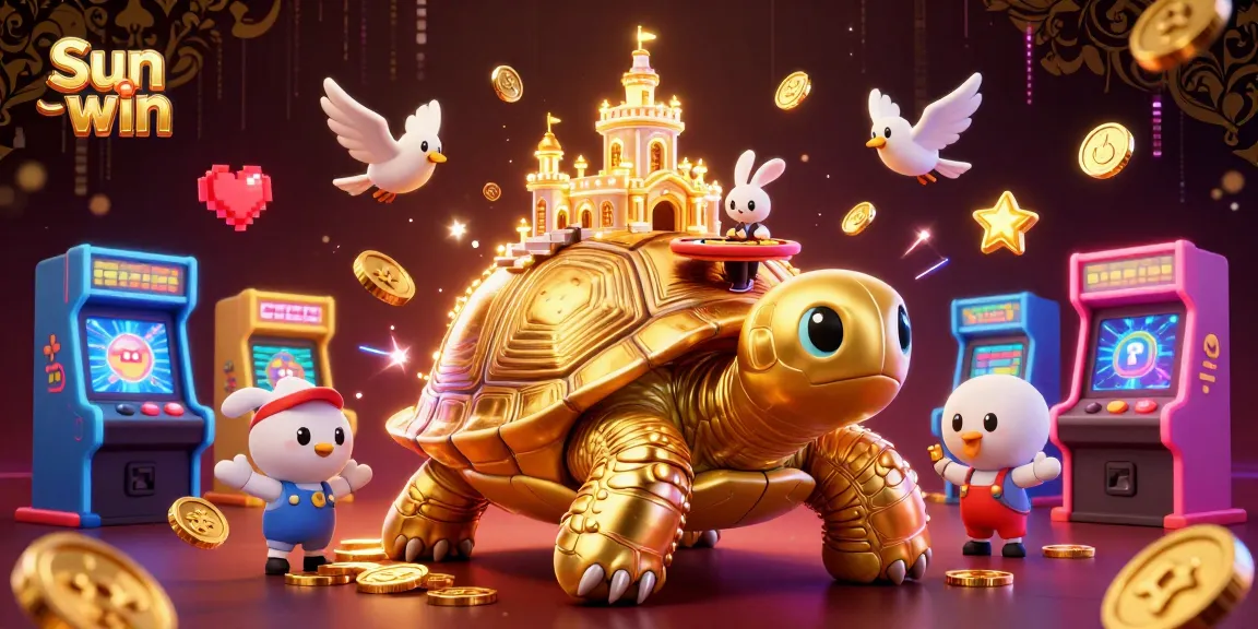 Engage in exciting gameplay at Sun win with a vibrant casino illustration showcasing dynamic elements.