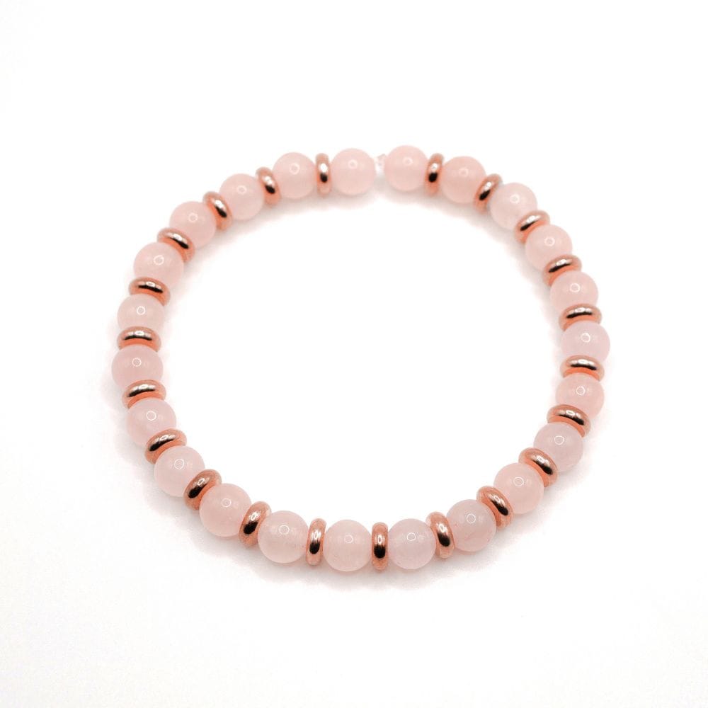 CrystalScents | rosenquarz armband für Liebe, Ruhe und Achtsamkeit