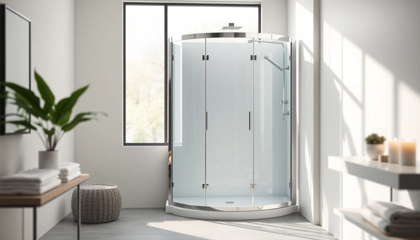 Erleben Sie eine elegante duschkabine 80x80 eckeinstieg in einem modernen Badezimmer.