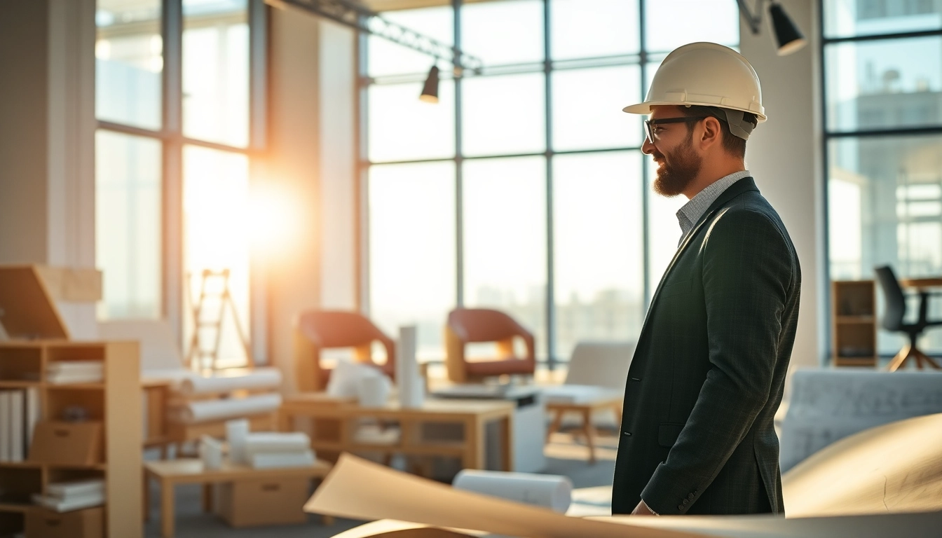 Headhunter Baubranche bietet professionelle Personalvermittlung im modernen Architektur-Büro.