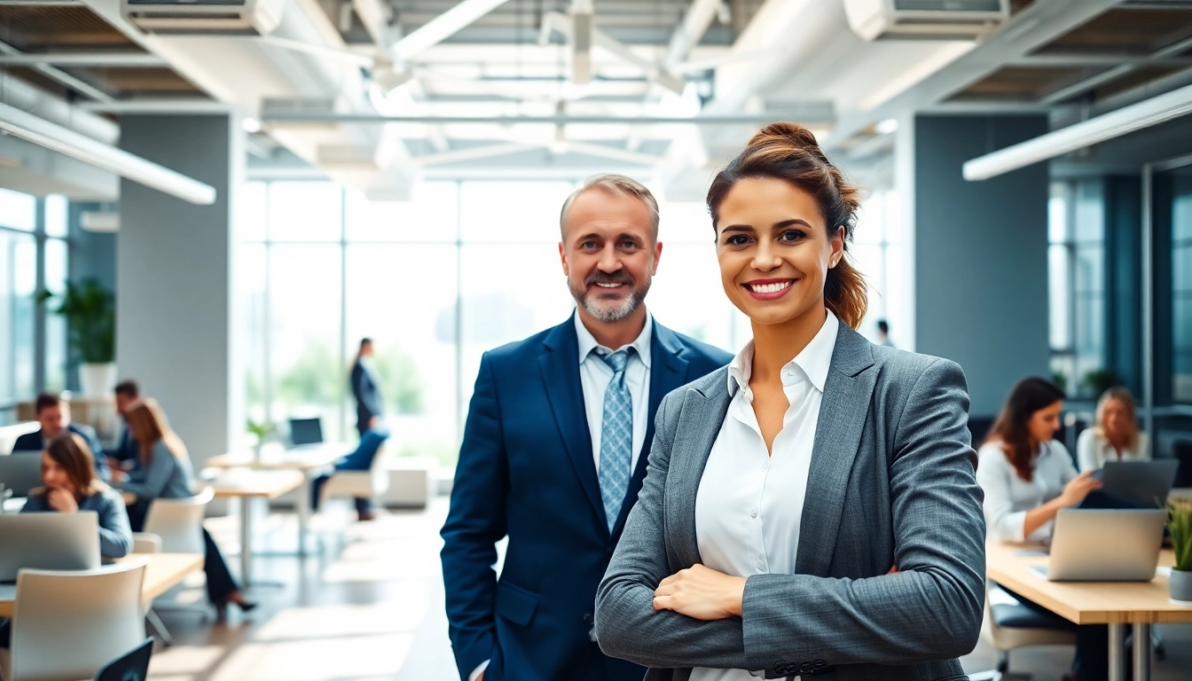 Headhunter Schweiz berät Klienten in einer modernen Büroumgebung, professionell und engagiert.